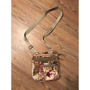 lily bloom cross body messenger purse bag cute